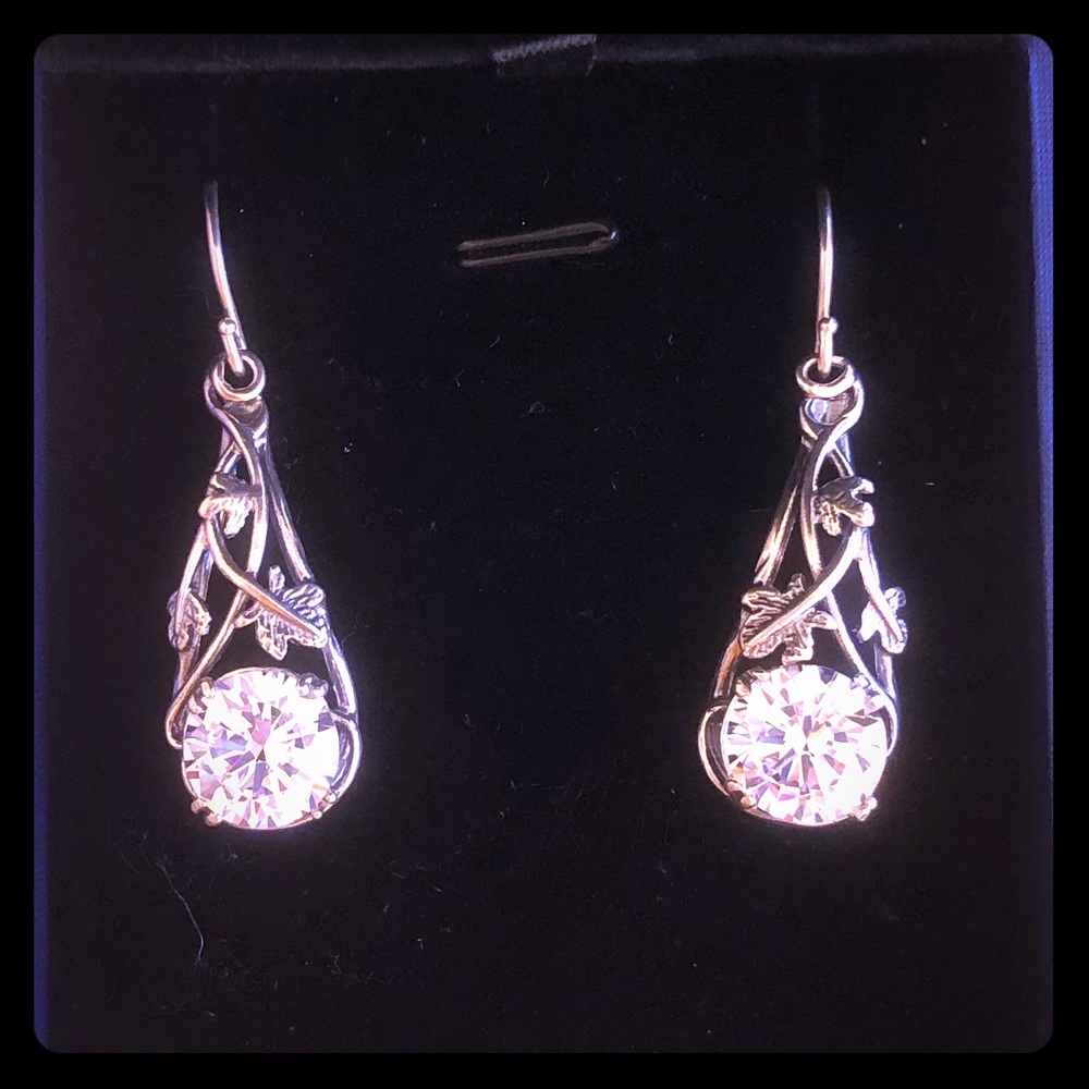 6.4 TCW Moissanite Drop Earrings